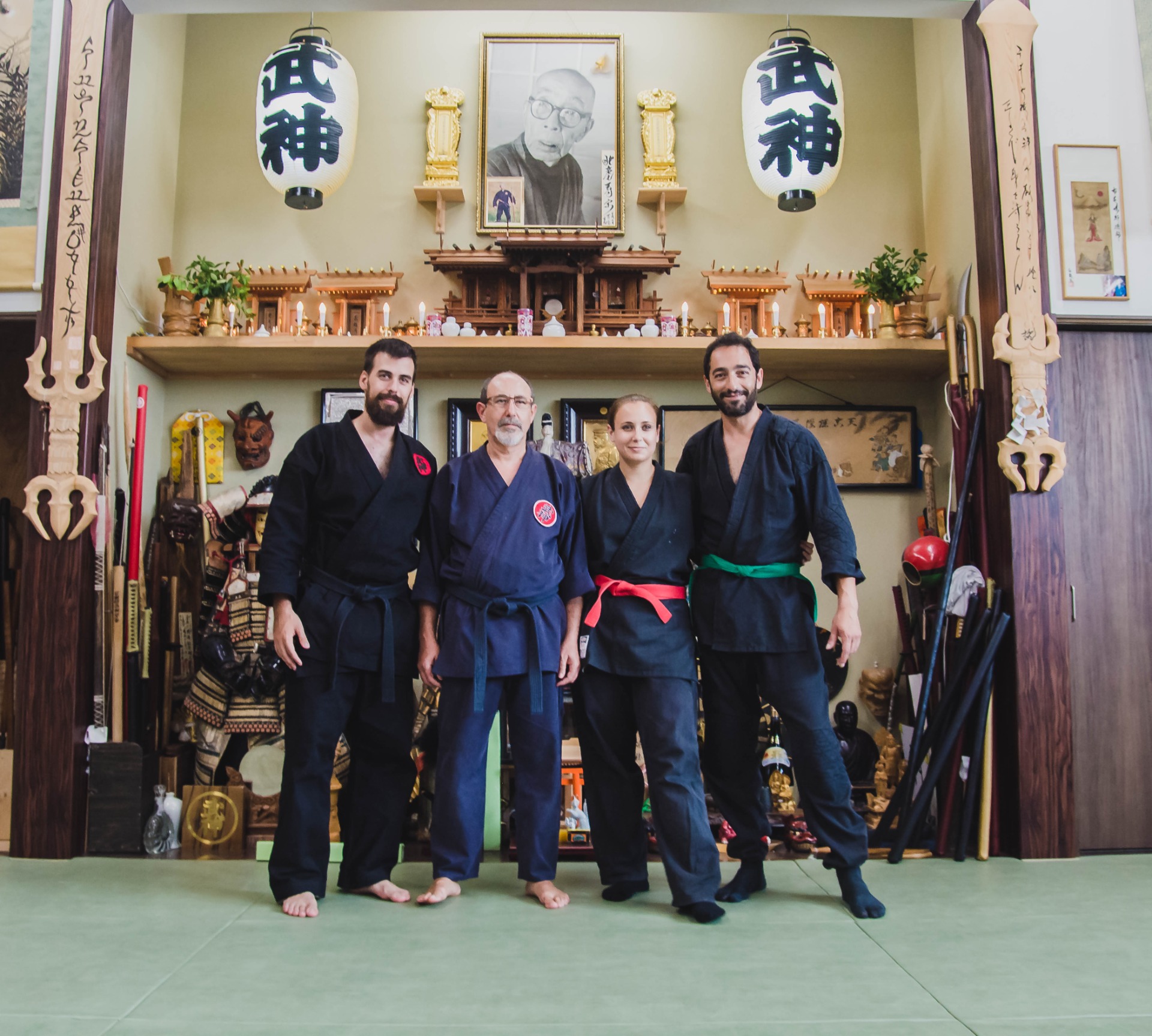 VIAJE A JAPON,  ENTRENAMIENTO EN  BUJINKAN DOJO